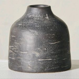 4” Distressed ceramic bud vase dark gray Hearth & Hand with Magnolia